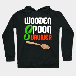 wooden spoon survivor Italian kitchen funny sarcastic Hoodie